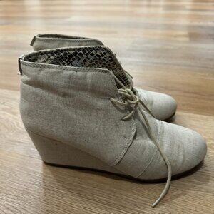 Wedge Heel Booties
